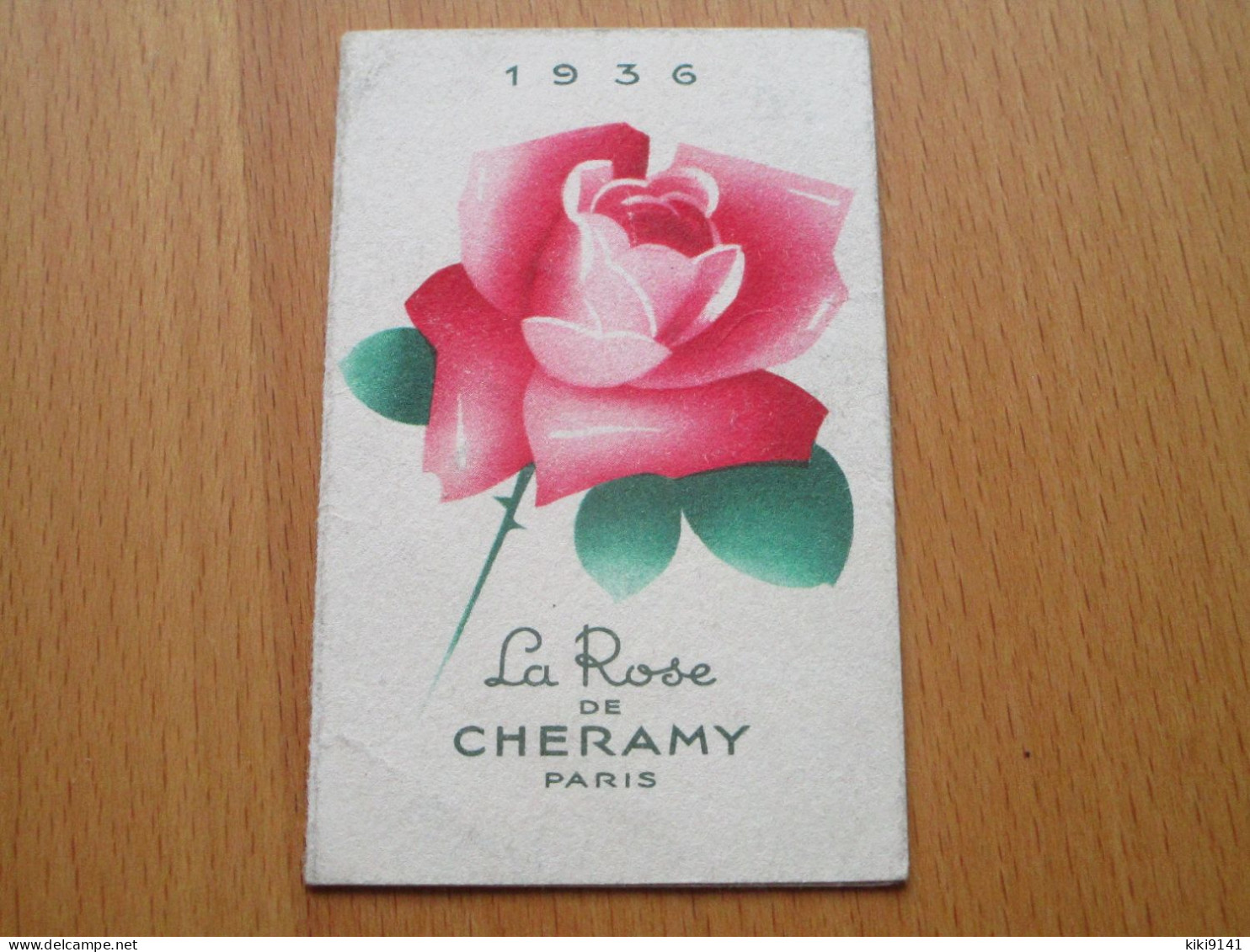 La Rose De CHERAMY - Calendrier 1936 - Anciennes (jusque 1960)