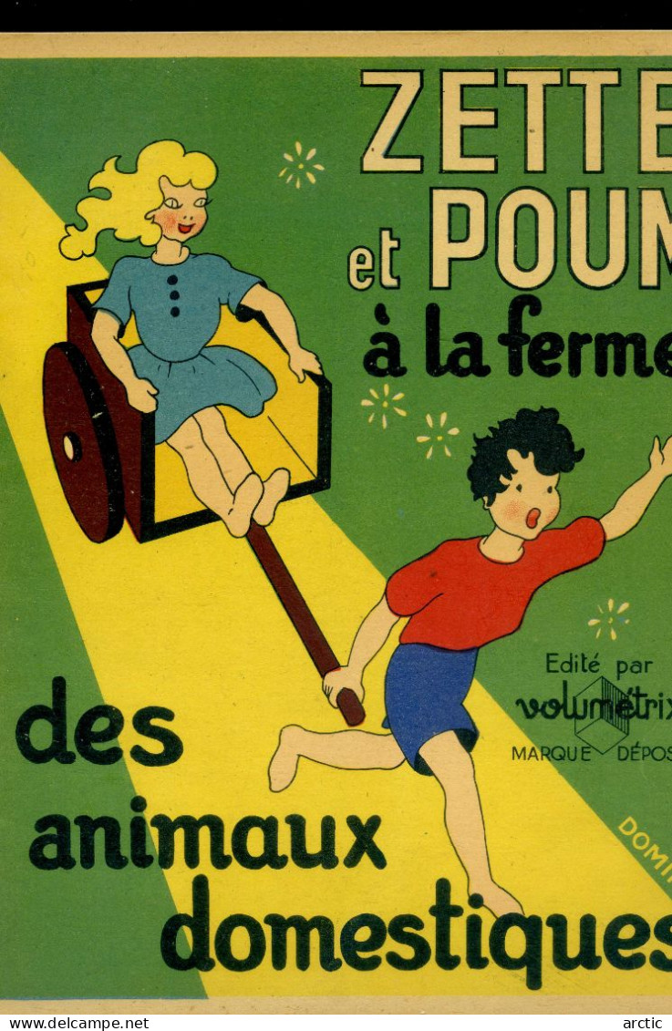 ZETTE Et POUM à La Ferme Des Animaux Domestiques - Platten Und Echtzeichnungen