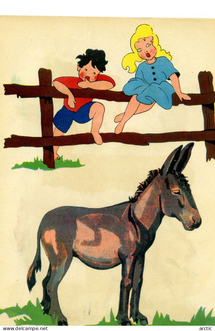 ZETTE Et POUM à La Ferme Des Animaux Domestiques - Original Drawings