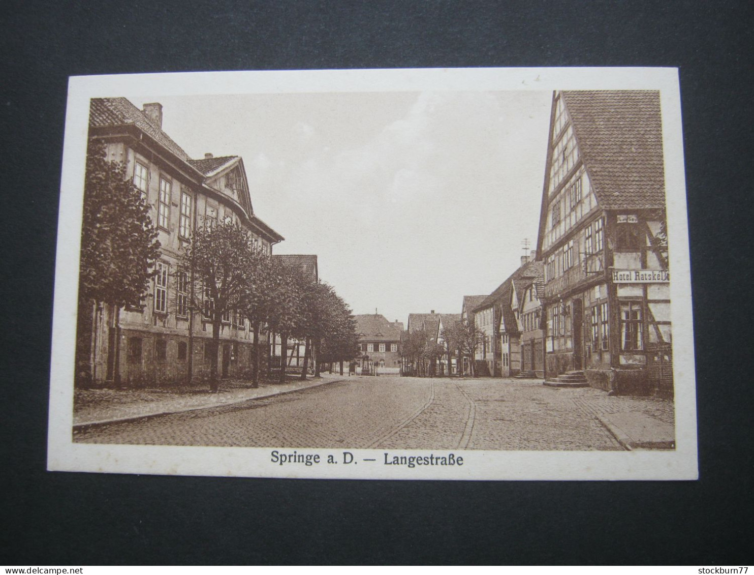SPRINGE , Strasse,   Schöne   Karte Um 1930 - Springe