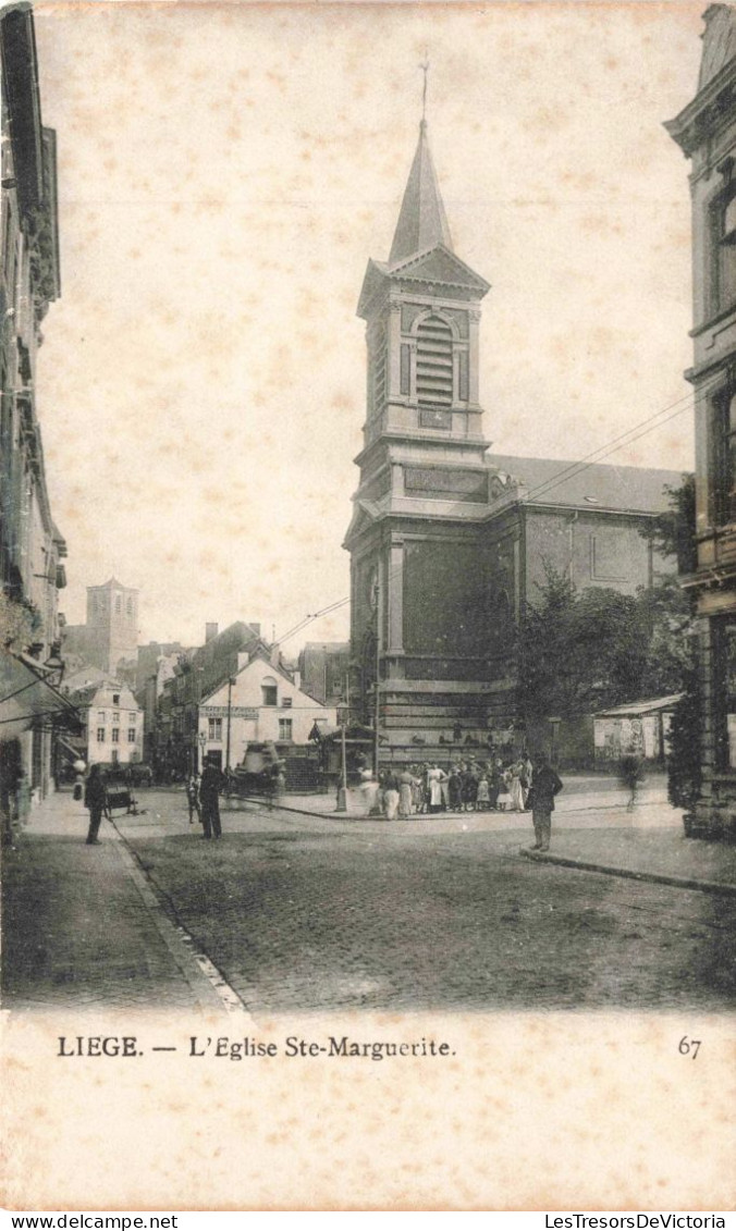 BELGIQUE - Liege - L'Eglise Sainte Marguerite - Animé - Carte Postale Ancienne - Dinant