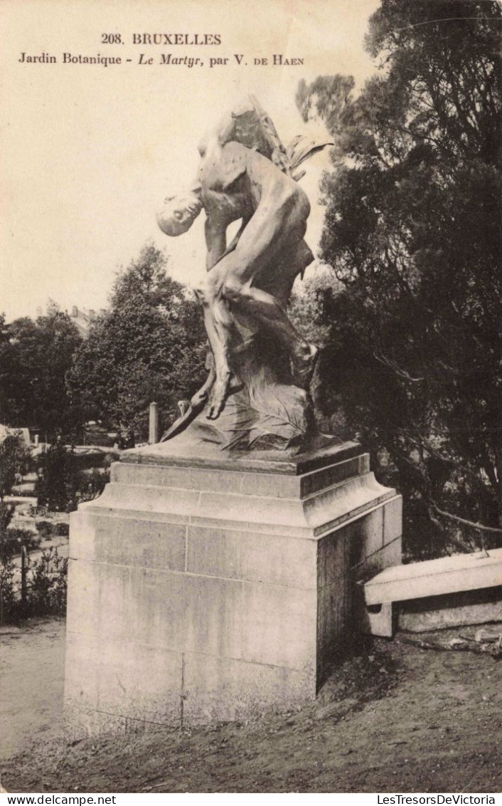 BELGIQUE - Bruxelles - Jardin Botanique - Le Martyr Par V De Haen - Carte Postale Ancienne - Musées