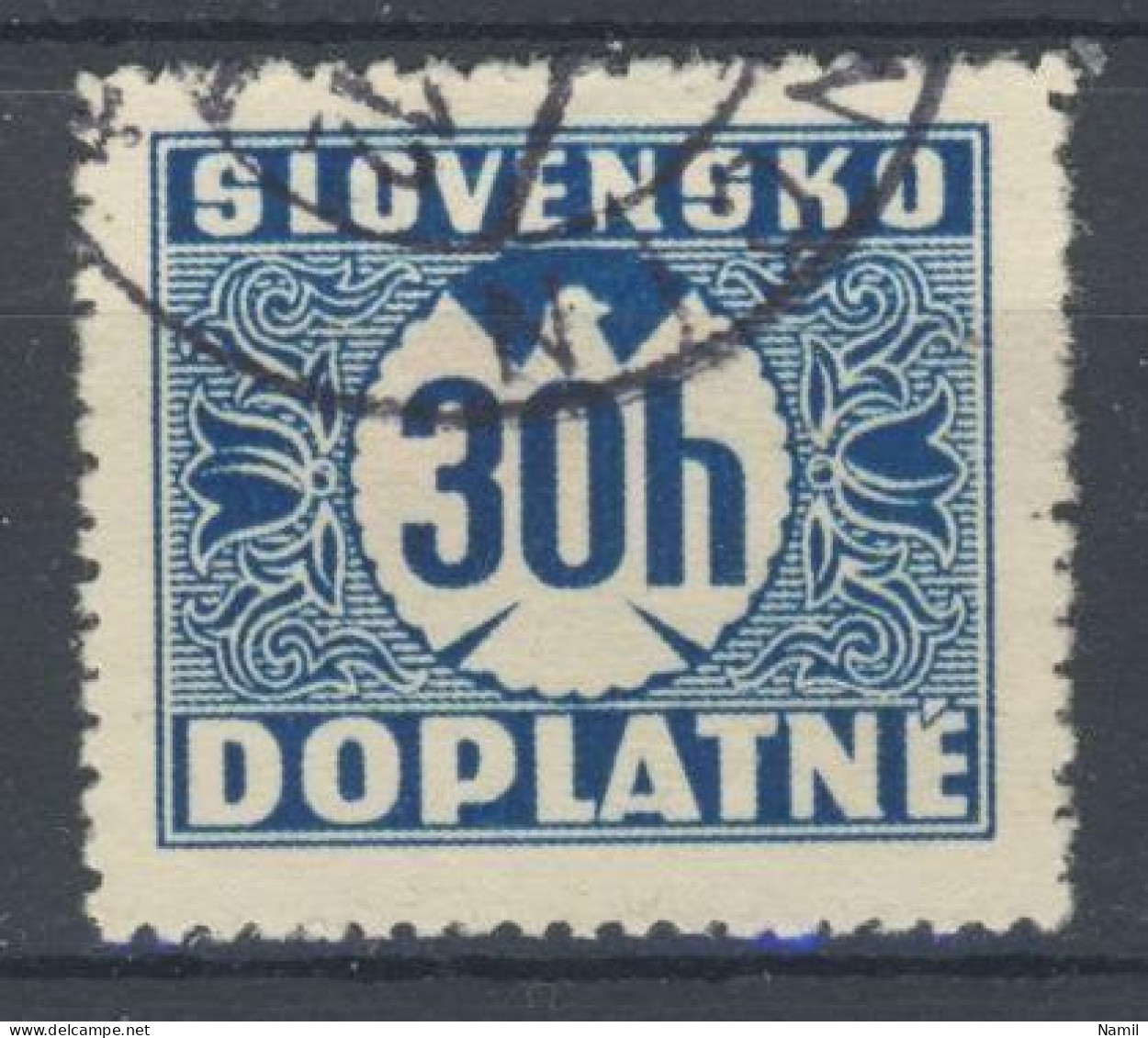 Slovaquie 1939 Mi P  4 (Yv TT 4), Obliteré - Gebraucht