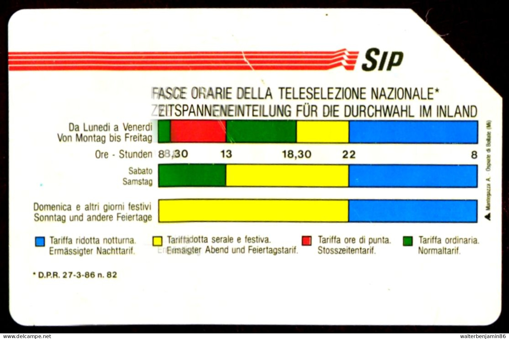 G AA 13 C&C 1162 SCHEDA TELEFONICA USATA FASCE ORARIE 10 12.92 N RIM. 2^A SCELTA - Pubbliche Ordinarie