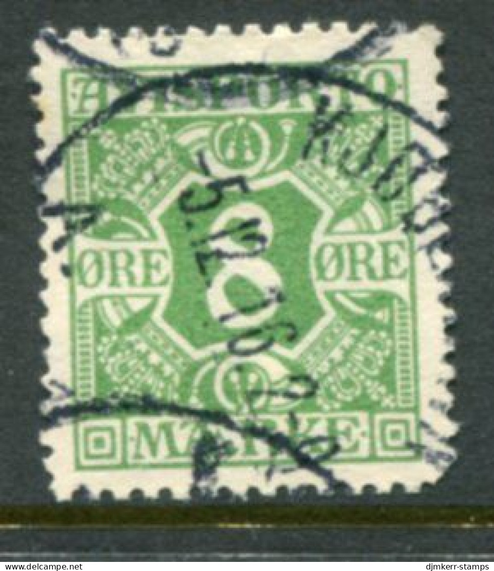 DENMARK 1914-15 Avisporto (newspaper Accounting Stamps) Perf. 14:14½  8 Ø. Used.  Michel 11 - Used Stamps