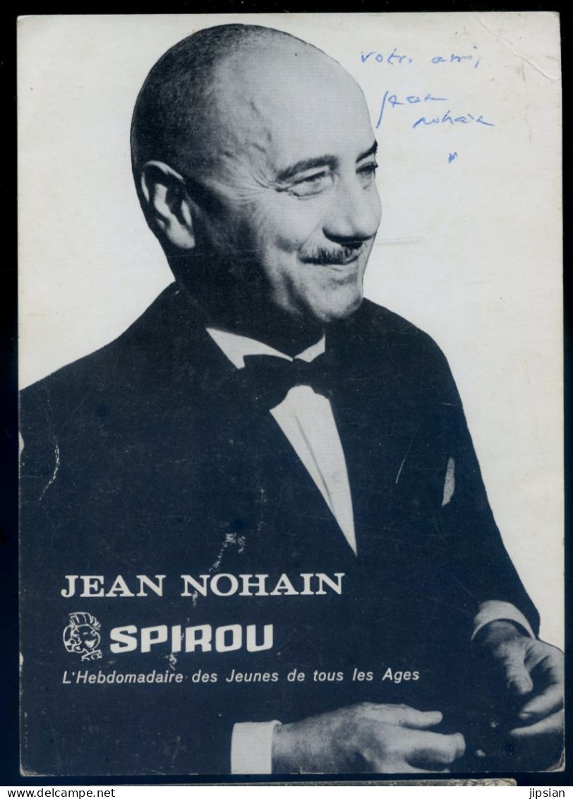 Autographe Original Jean Nohain Présentateur Télévision     JUI23-03 - Television & Internet