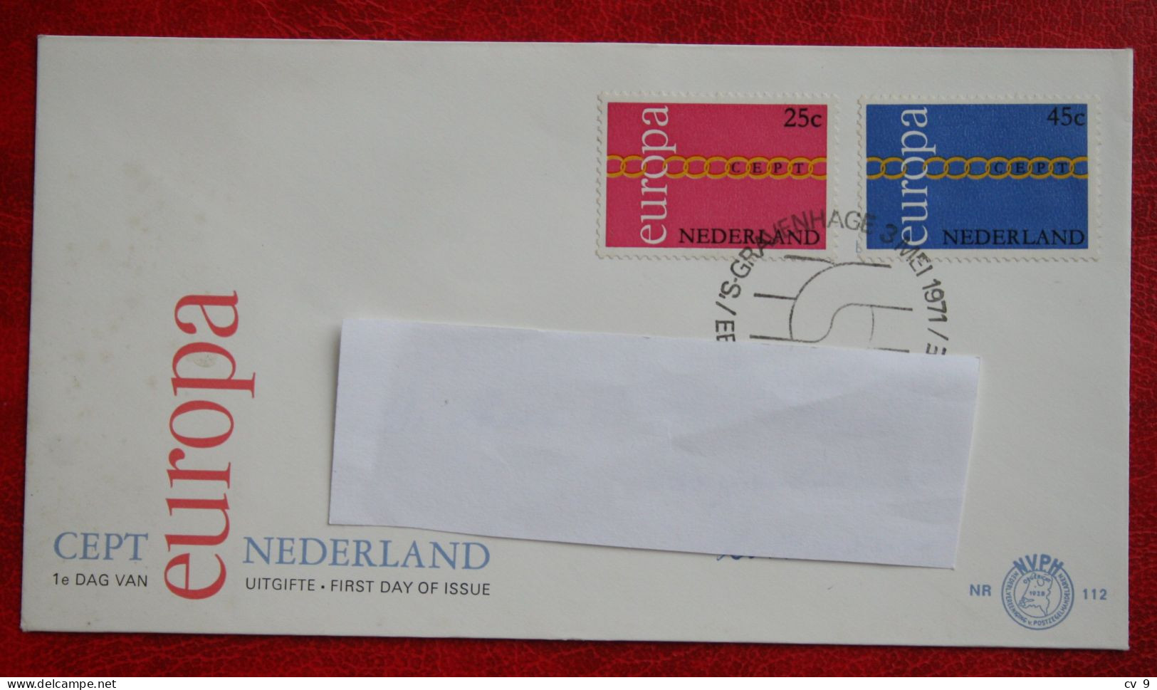 FDC E112 112 EUROPA CEPT NVPH 990-991 1971 With Address NEDERLAND NIEDERLANDE NETHERLANDS - FDC