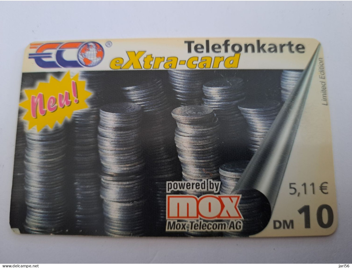 DUITSLAND/ GERMANY  / PREPAIDS CARD / ECO EXTRA/ COINS ON CARD  ON CARD       /  € 10,-     USED  CARD **14854** - K-Serie : Serie Clienti