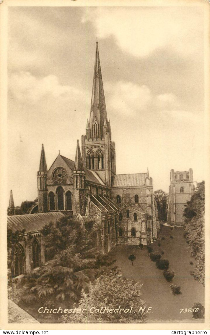 England Chichester Cathedral From Northeast - Chichester