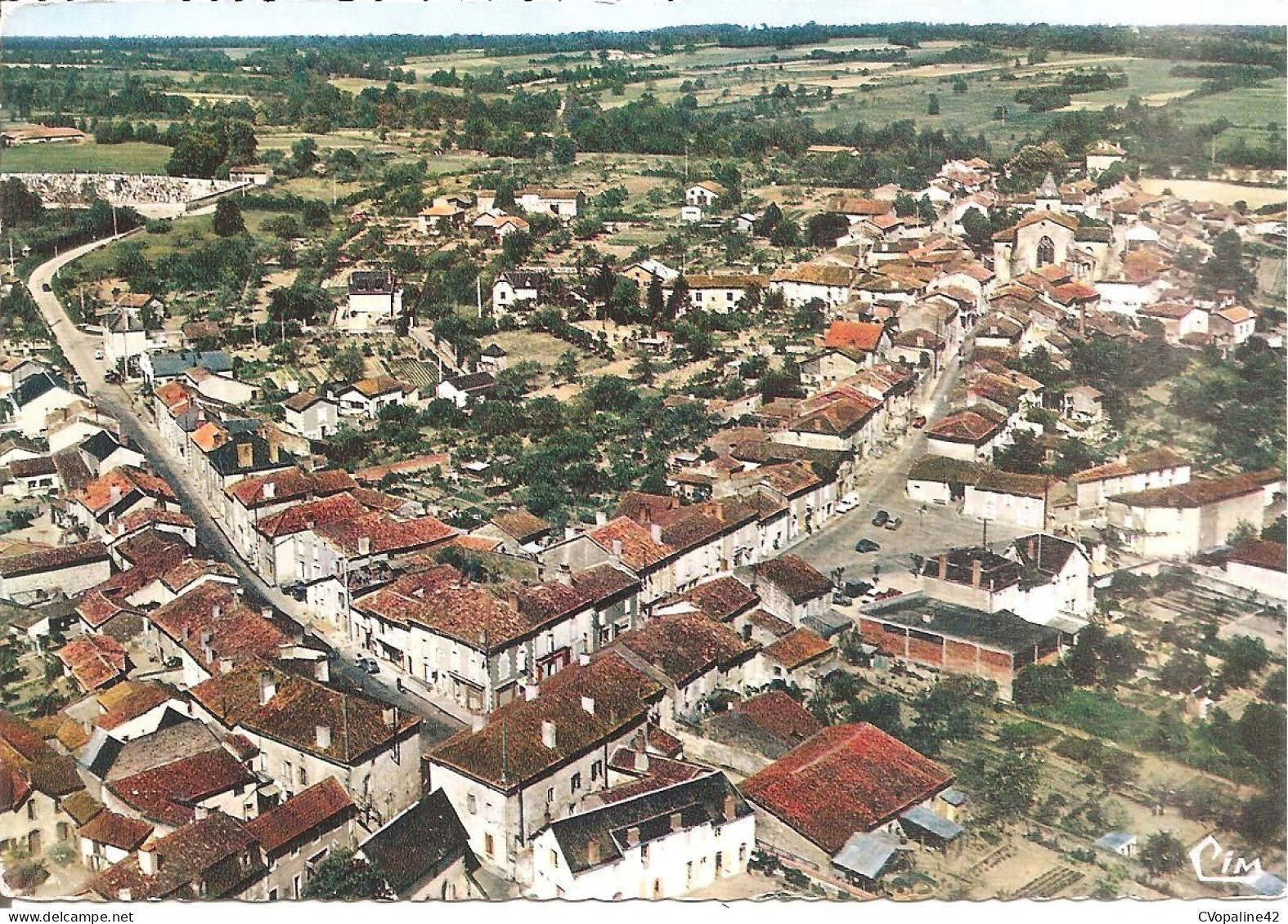 AVAILLES-LIMOUZINE (86) Vue Panoramique Aérienne En 1966  CPSM  GF - Availles Limouzine