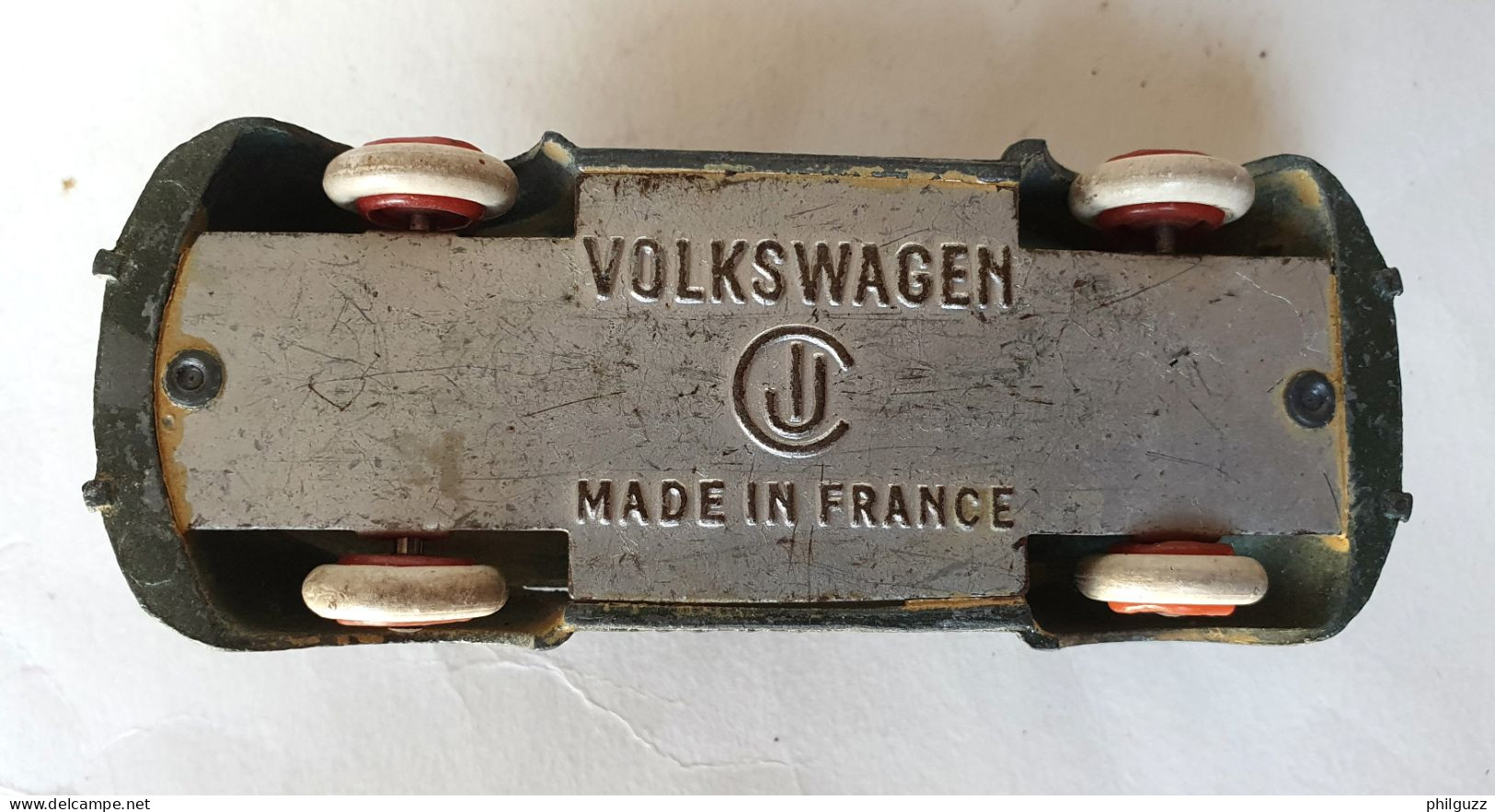 AUTOMOBILE VOITURE CIJ VOLKSWAGEN Made In France Kaki Métallisé 1/43 è - CIJ