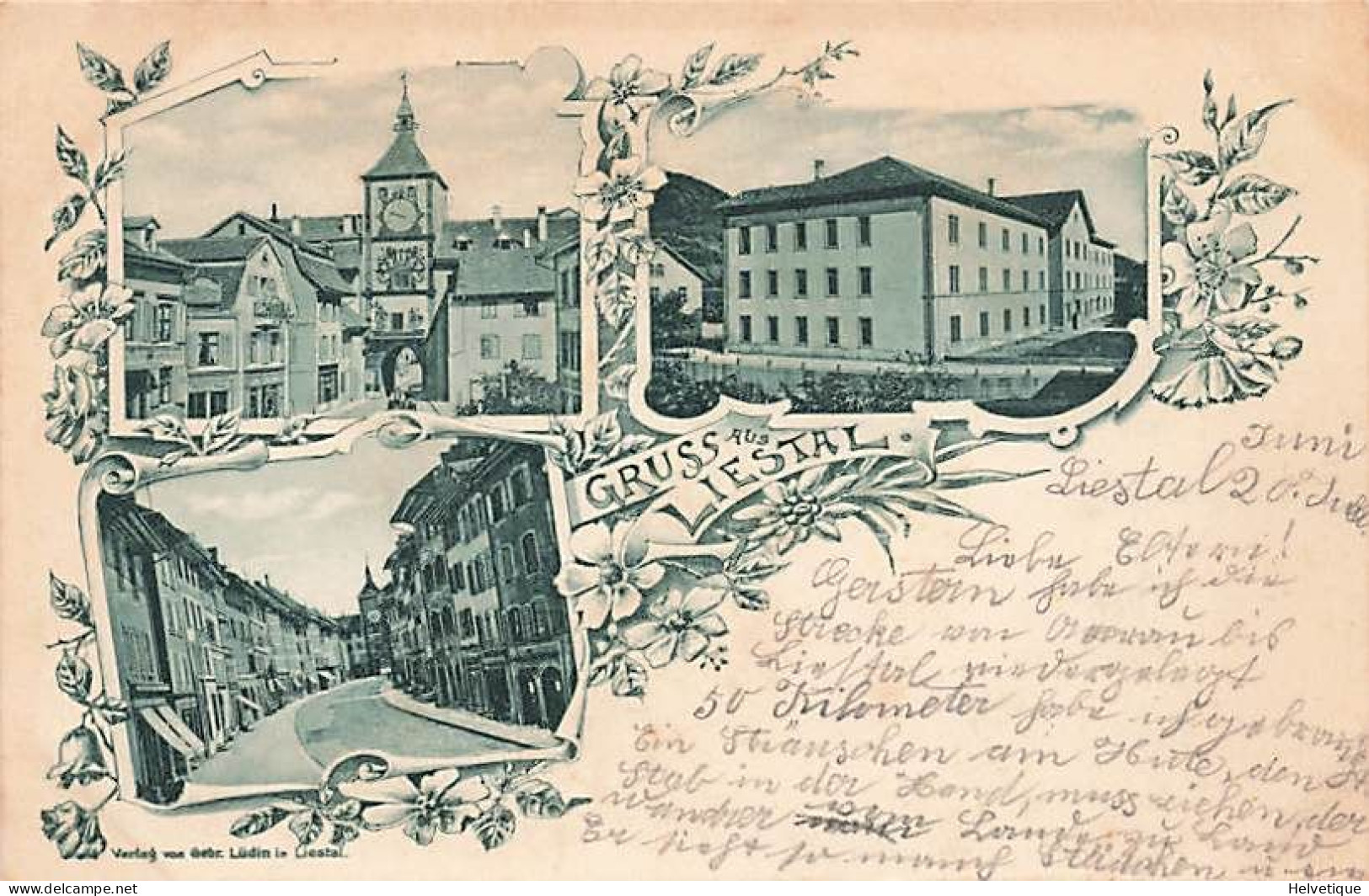 Gruss Aus Liestal 1899 - Liestal