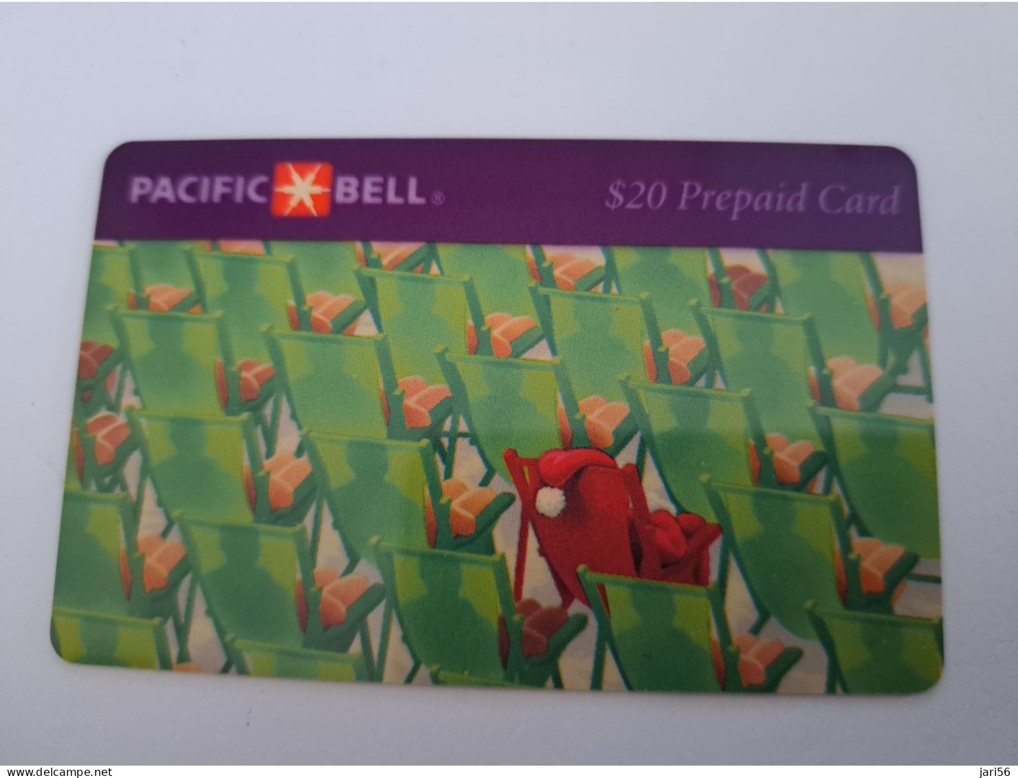 UNITED STATES USA AMERIKA / $20,- PACIFIC BELL / HAPPY HOLIDAYS/ OLDER CARD  / USED  **14880** - Amerivox