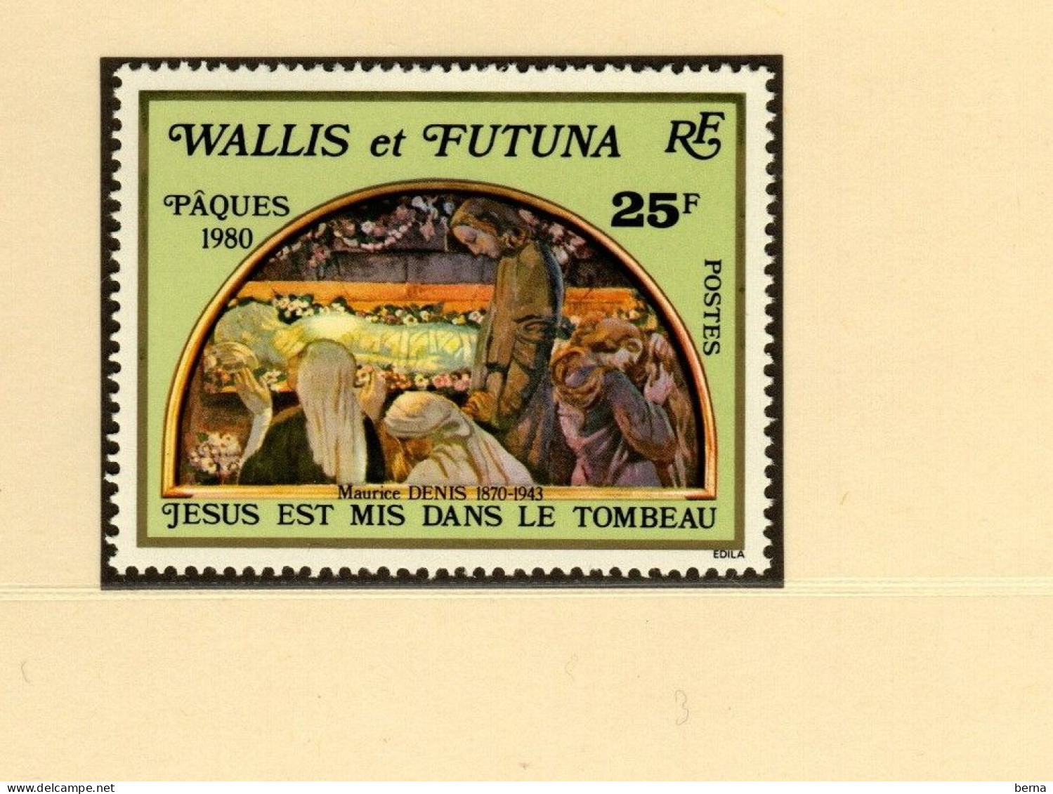 WALLIS   LUXE NEUF SANS CHARNIERE  258 PAQUES - Unused Stamps