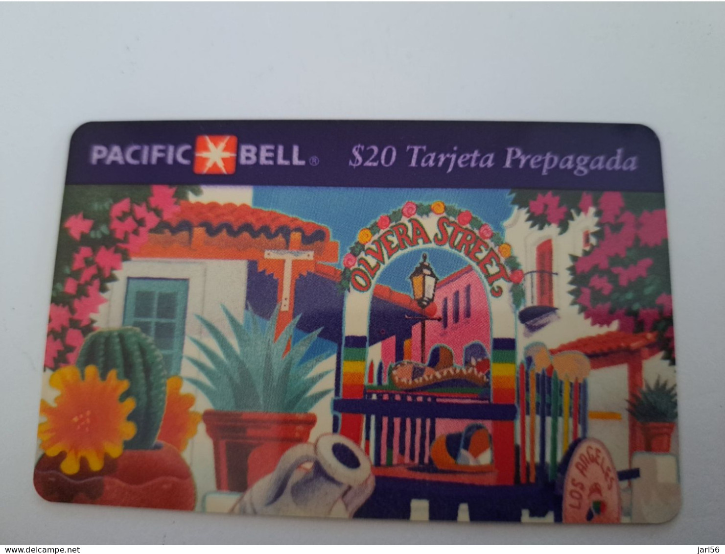 UNITED STATES USA AMERIKA / $20,- PACIFIC BELL / OLVERA STREET  / OLDER CARD  / USED  **14882** - Amerivox