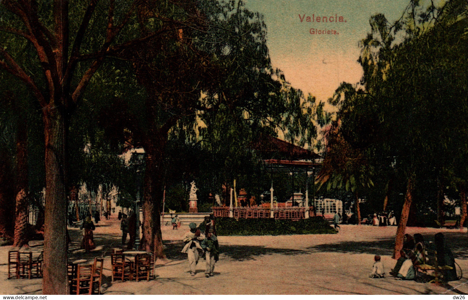 Valencia (Espagne) Jardin De La Glorieta, Quiosco (le Kiosque) - Valencia