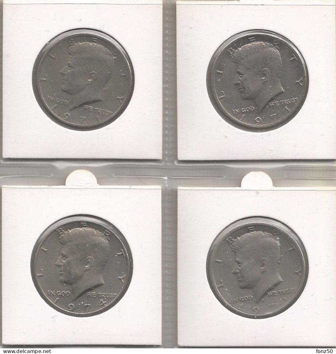 USA * 4x Half Dollar - Autres – Amérique