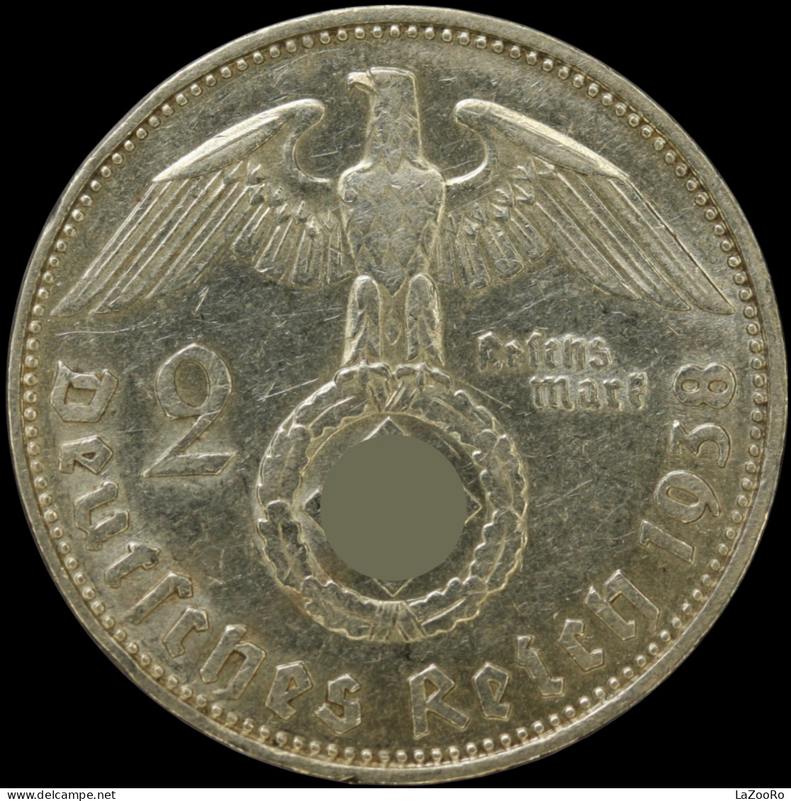 LaZooRo: Germany 2 Mark 1938 E XF / UNC - Silver - 2 Reichsmark