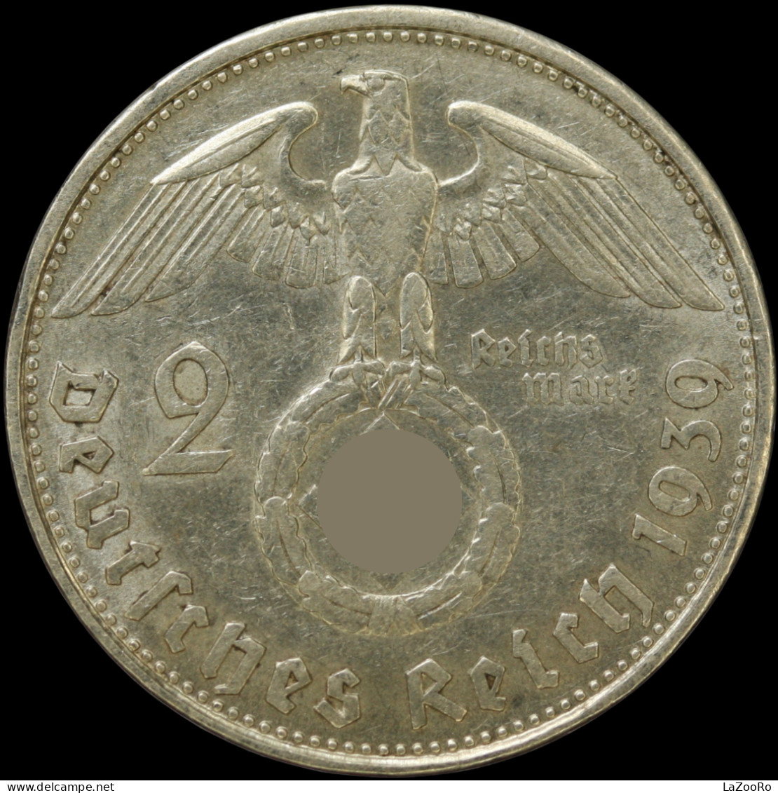 LaZooRo: Germany 2 Mark 1939 B XF / UNC Paul - Silver - 2 Reichsmark
