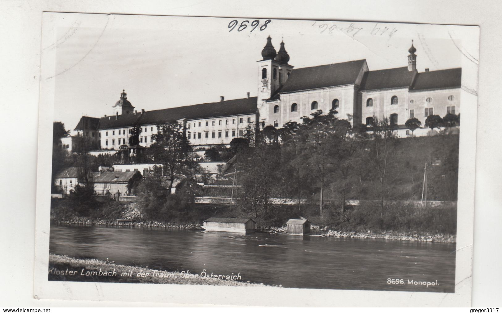 D3485) Kloster LAMBACH Mit Der Traun - Ober Österreich - ALT !! FOTO AK - Lambach