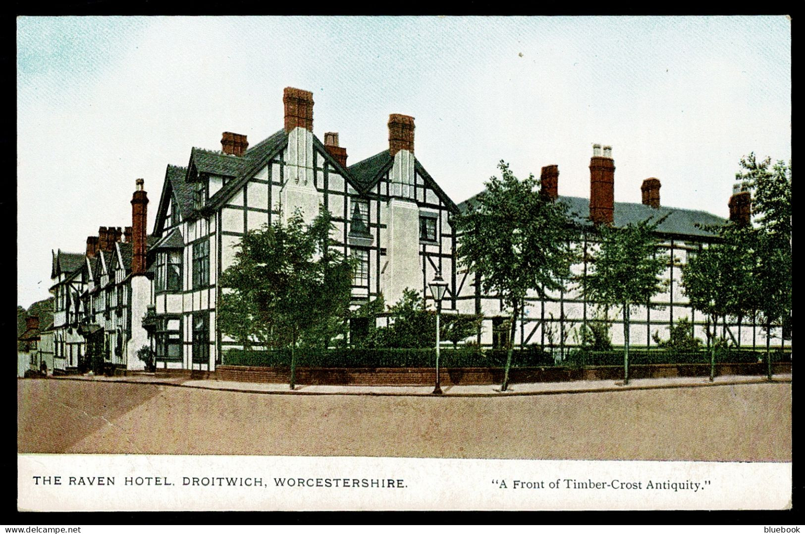 Ref 1623 - Early Postcard - The Raven Hotel Droitwich - Worcestershire - Other & Unclassified