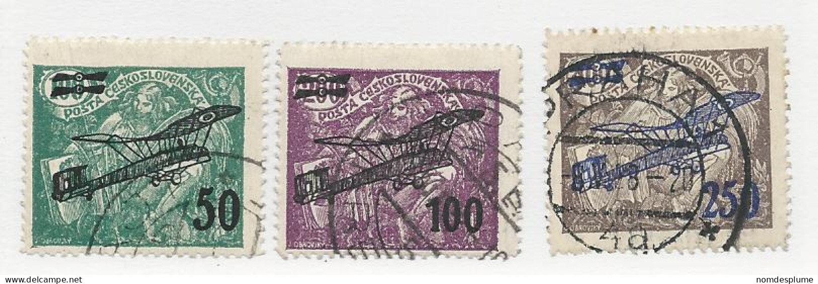 23790 ) Czechoslovakia 1922 Air - Luchtpost