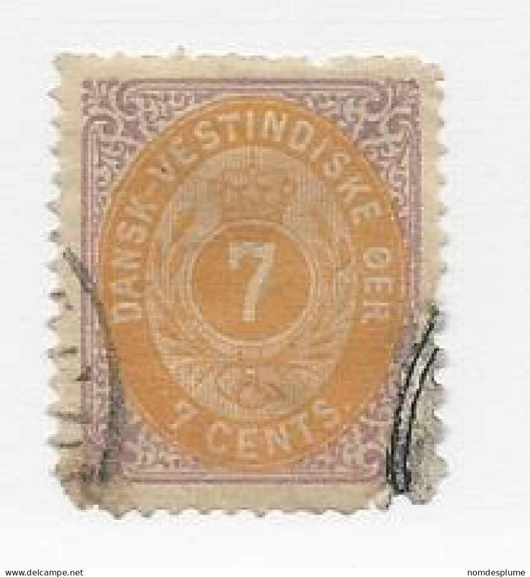 23814 ) Danish West Indies 1874 - Danemark (Antilles)