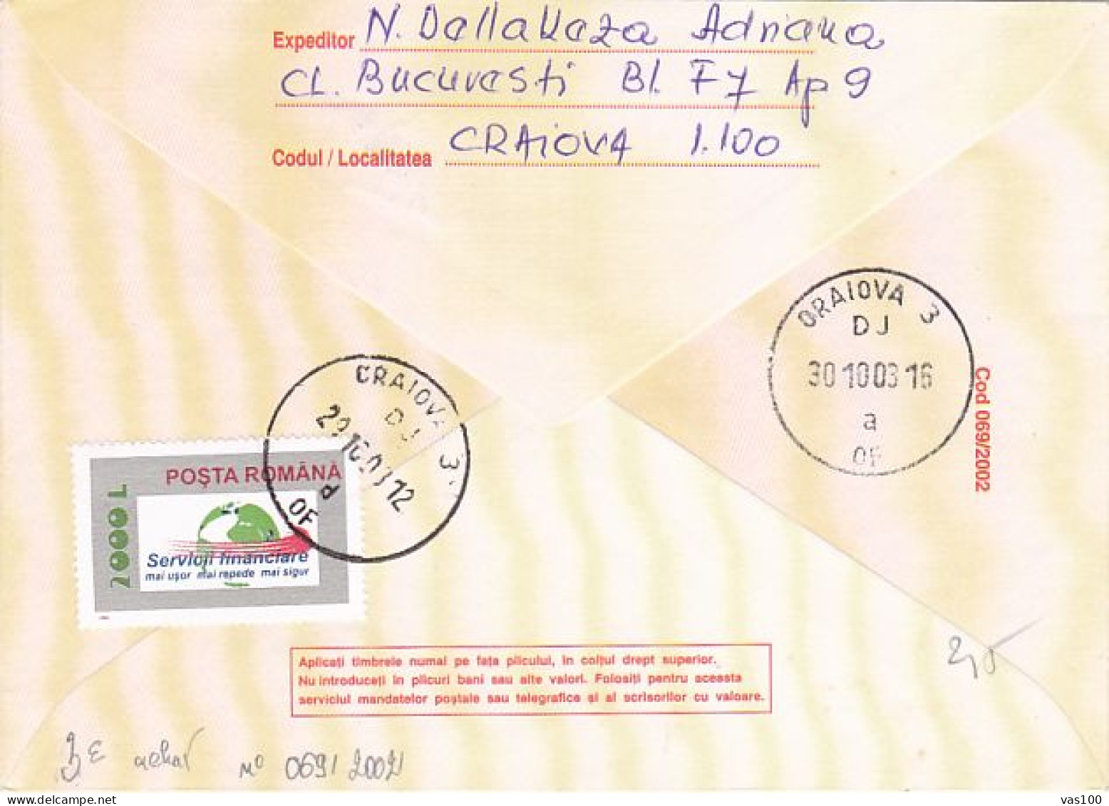 NORTH POLE, ARCTIC WILDLIFE, WALRUS, COVER STATIONERY, ENTIER POSTAL, 2002, ROMANIA - Arctic Wildlife