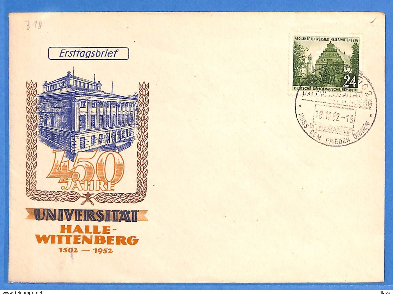 Allemagne DDR 1952 Lettre De Halle (G22058) - Covers & Documents