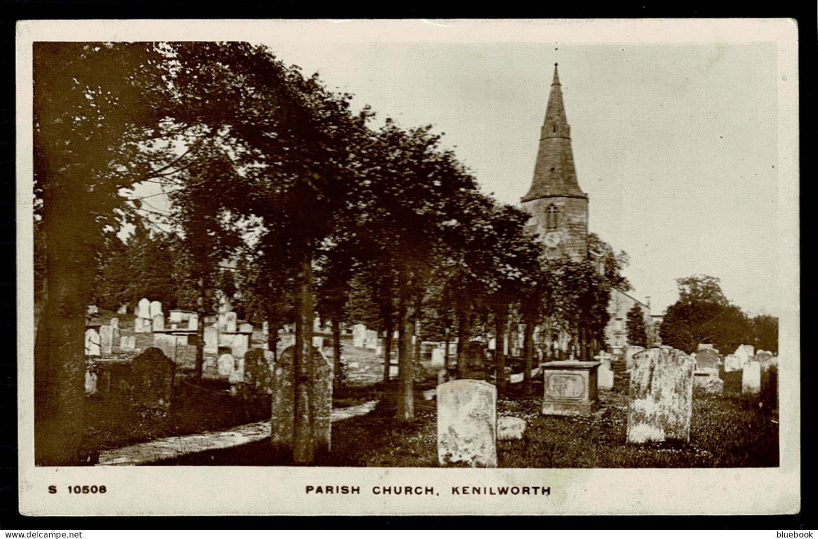 Ref 1623 - 1913 Real Photo Postcard - Kenilworth Parish Church - Warwickshire - Autres & Non Classés