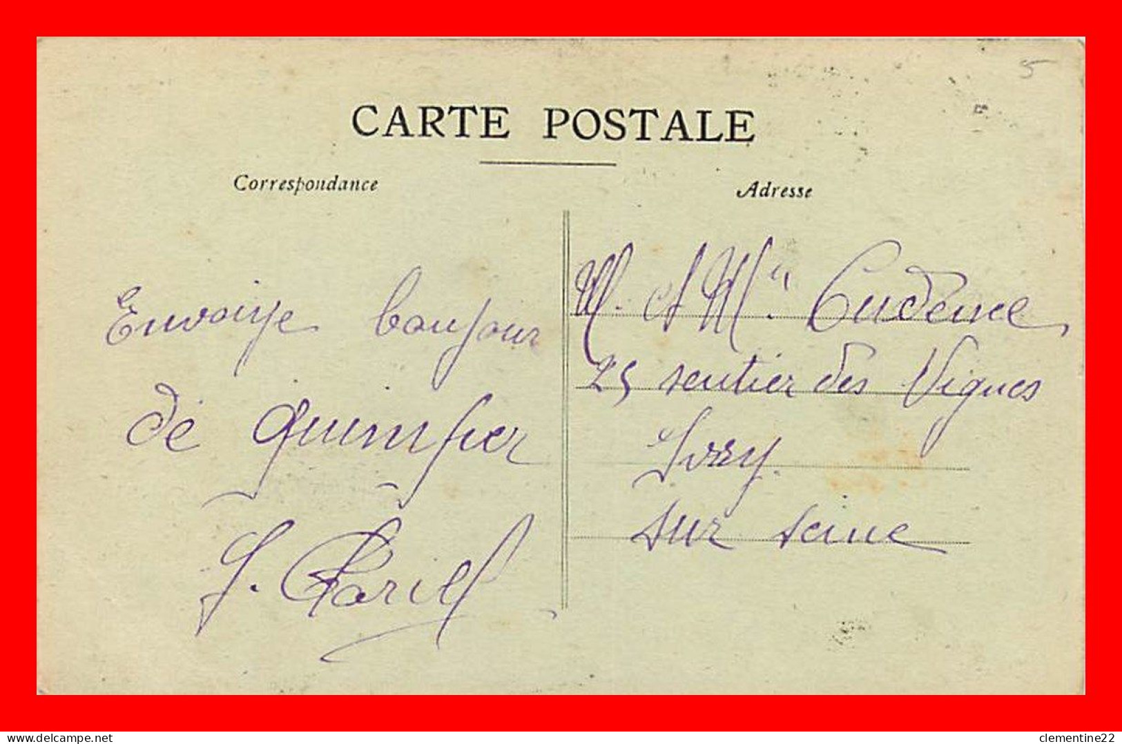 Ergué Gabéric , L'eglise  ( Scan Recto Et Verso ) - Ergué-Gabéric
