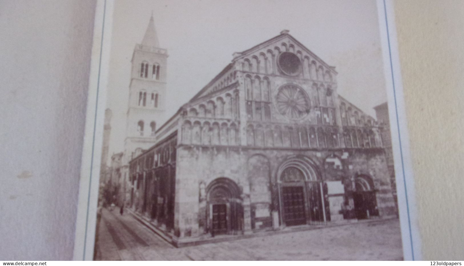 PHOTO CABINET FIN XIX EME ZADAR ZARA DUOMO, HRVATSKA CROATIA - Antiche (ante 1900)