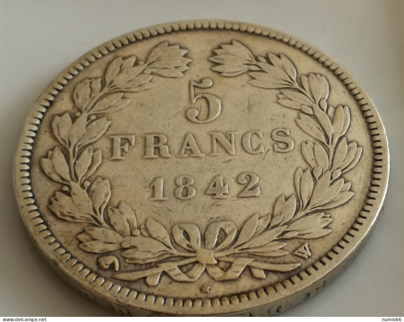 5 Fr Louis Philippe 1842 W - 5 Francs