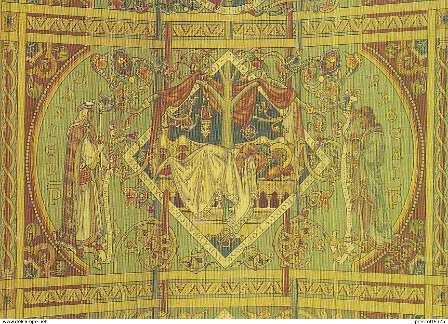 Ely Cathedral, Ceiling Panel -  Unused  Postcard  - G4 - John Hinde - Ely