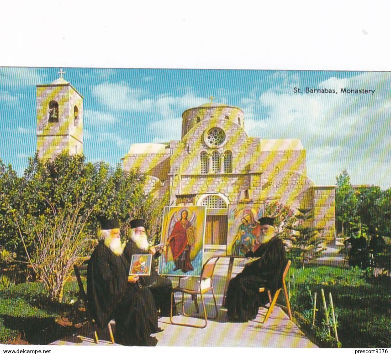 Icon Painters, St Barnavas  Monastery, Cyprus -  Unused  Postcard  - G4 - - Chypre