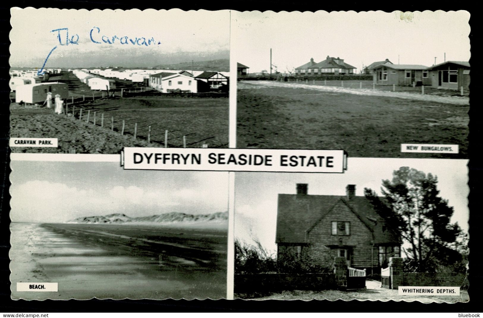 Ref 1624 - Real Photo Postcard Dyffryn Seaside Estate Near Barmouth Wales - Merionethshire