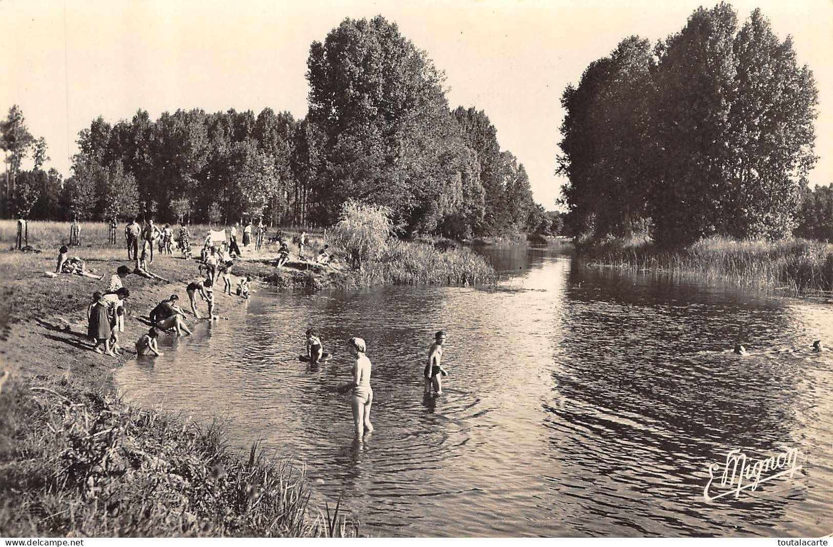 CPSM 45 DORDIVES LA BAIGNADE SUR LES BORDS DU LOING - Dordives