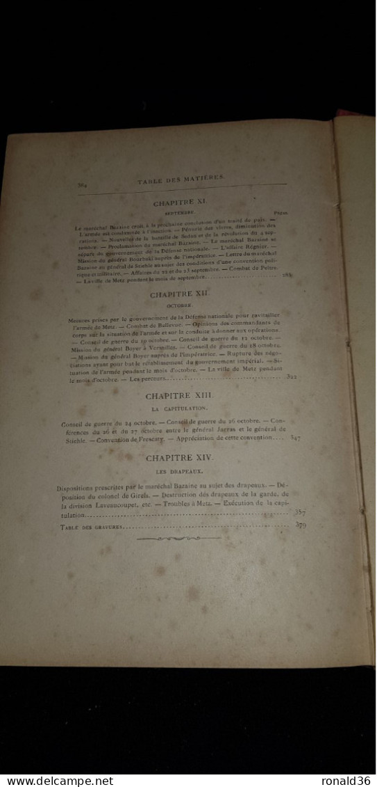 livre LE DRAME de METZ 57 Moselle Lorraine guerre 1870 Sarrebruck Forbach Borny Noisseville Rezonville St Privat