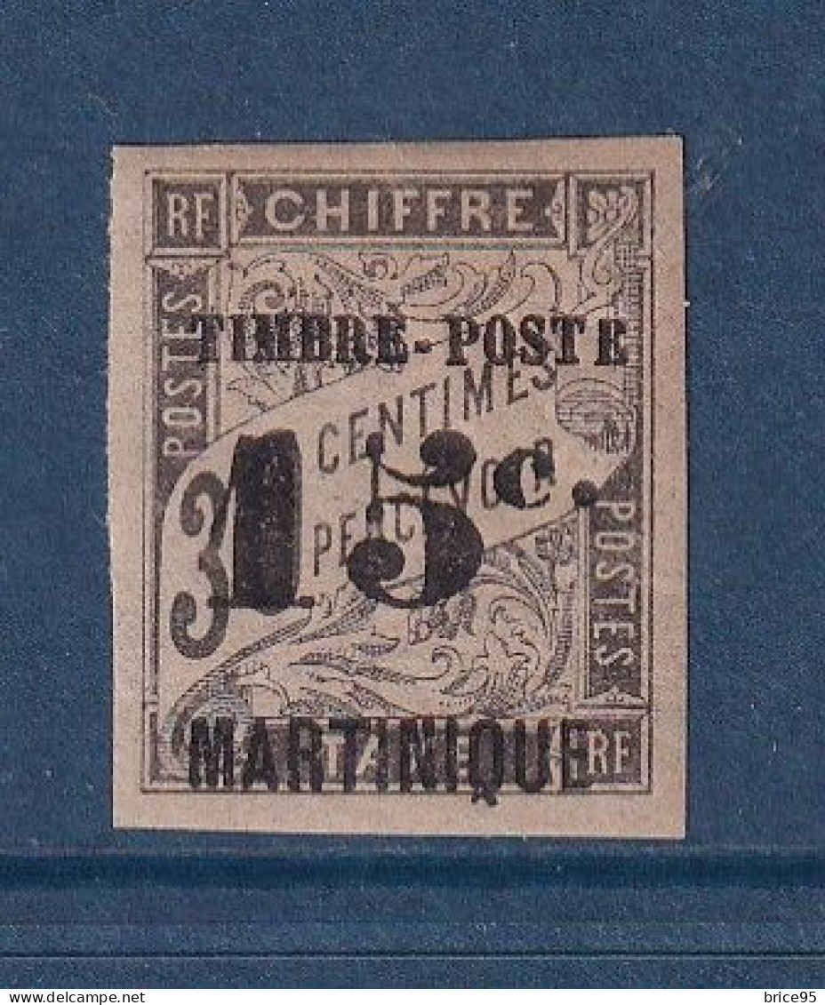 Martinique - YT N° 22 * - Neuf Avec Charnière - Variété - E De Poste éloigné - 1891 à 1892 - Neufs