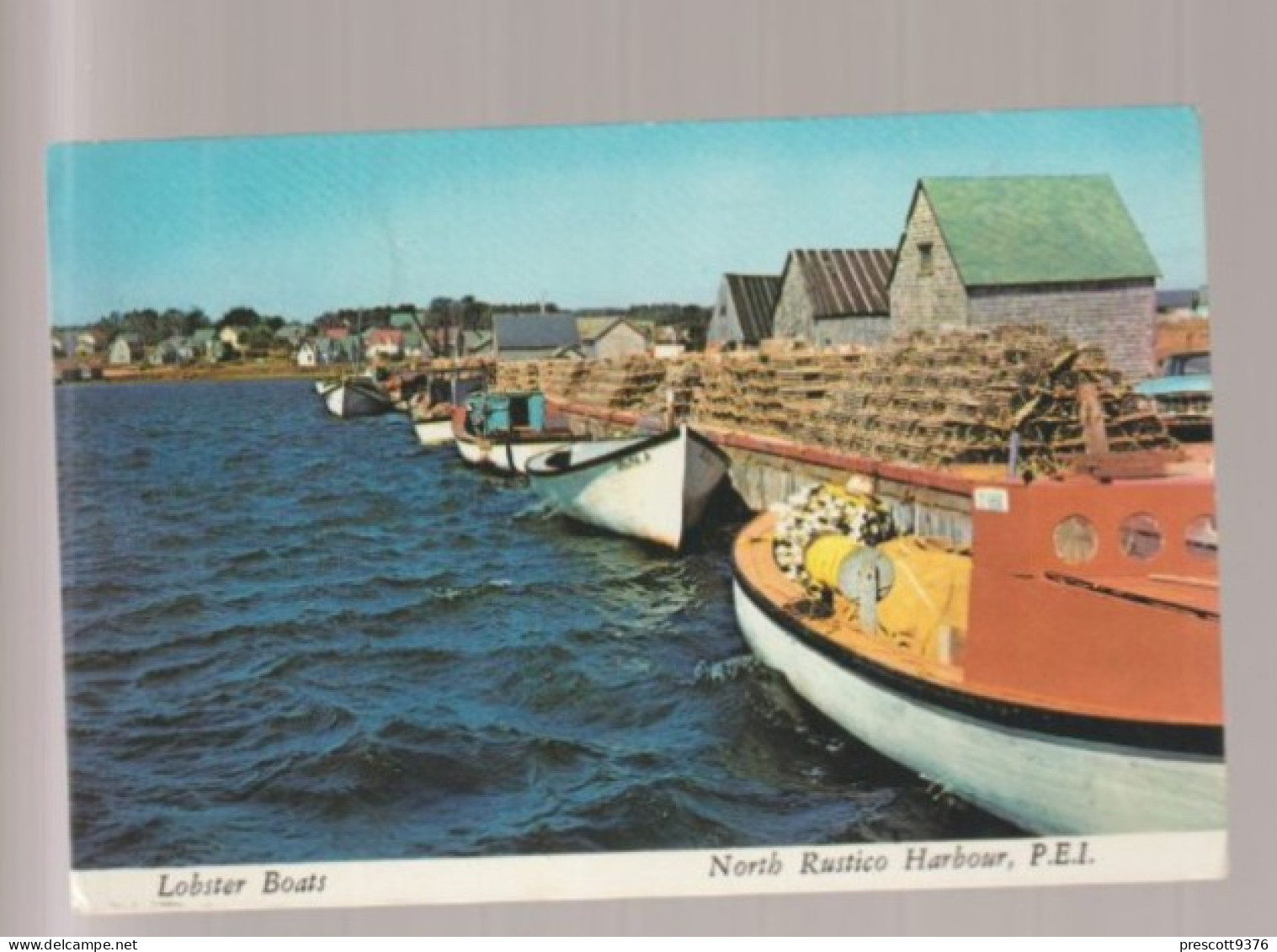 Lobster Boats, North Rustico, Prince Edward Island, Canada -  Used  Postcard  Stamped 1979 - G20 - - Autres & Non Classés