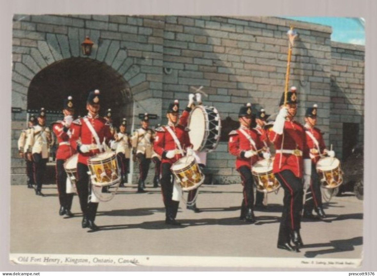 Old Fort Henry, Kingston Ontario, Canada -  Used  Postcard  Stamped 1979 - G20 - - Kingston