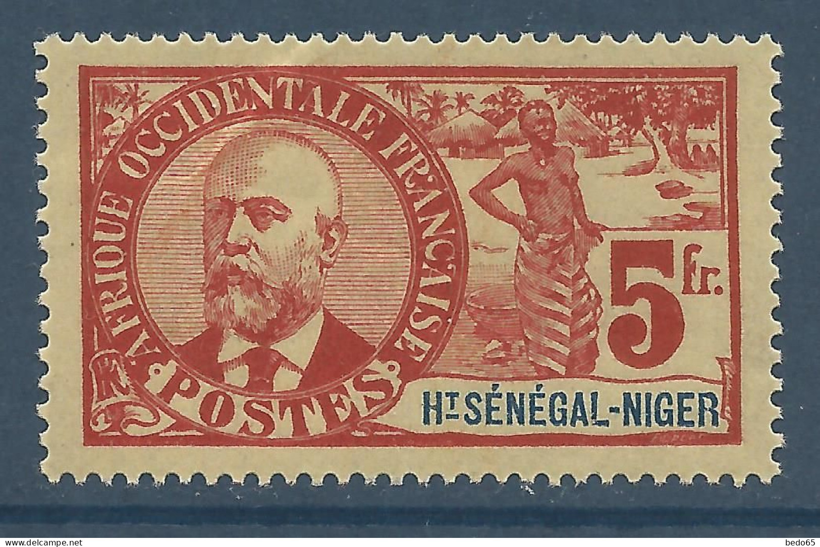 HT-SENEGAL ET NIGER N° 17 NEUF* CHARNIERE  Très Bon Centrage / Hinge / MH - Unused Stamps