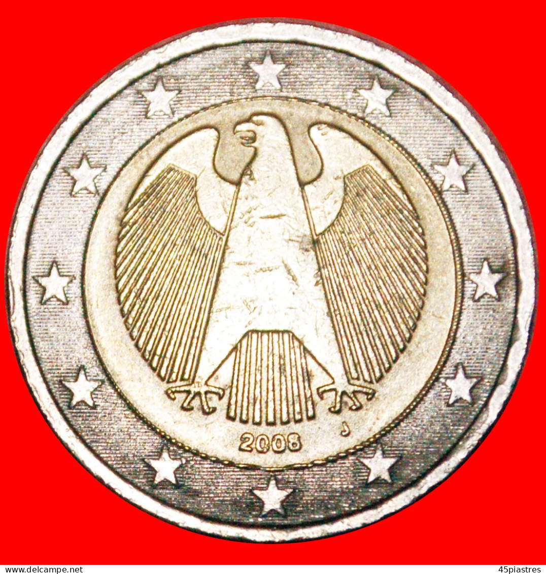 * NON-PHALLIC TYPE (2008-2023): GERMANY  2 EURO 2008J! ·  LOW START · NO RESERVE! - Varietà E Curiosità