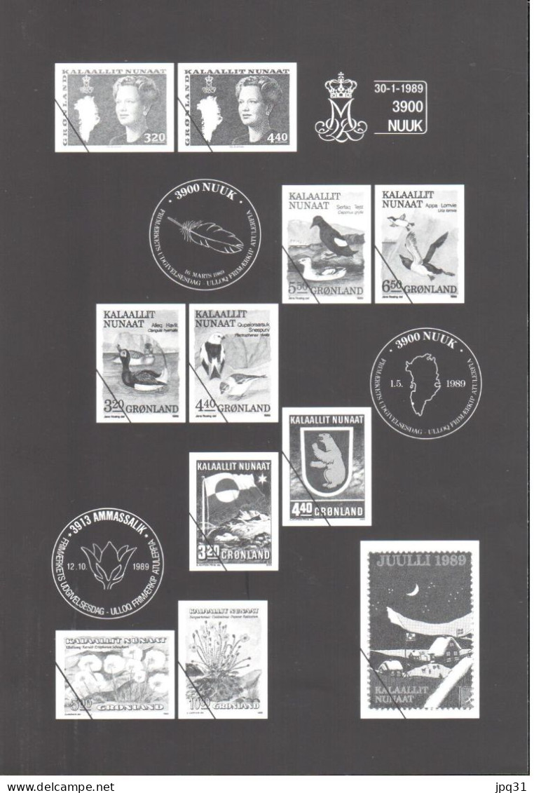 Couvertures Collection 1989 - Sans Les Timbres - Collections, Lots & Series