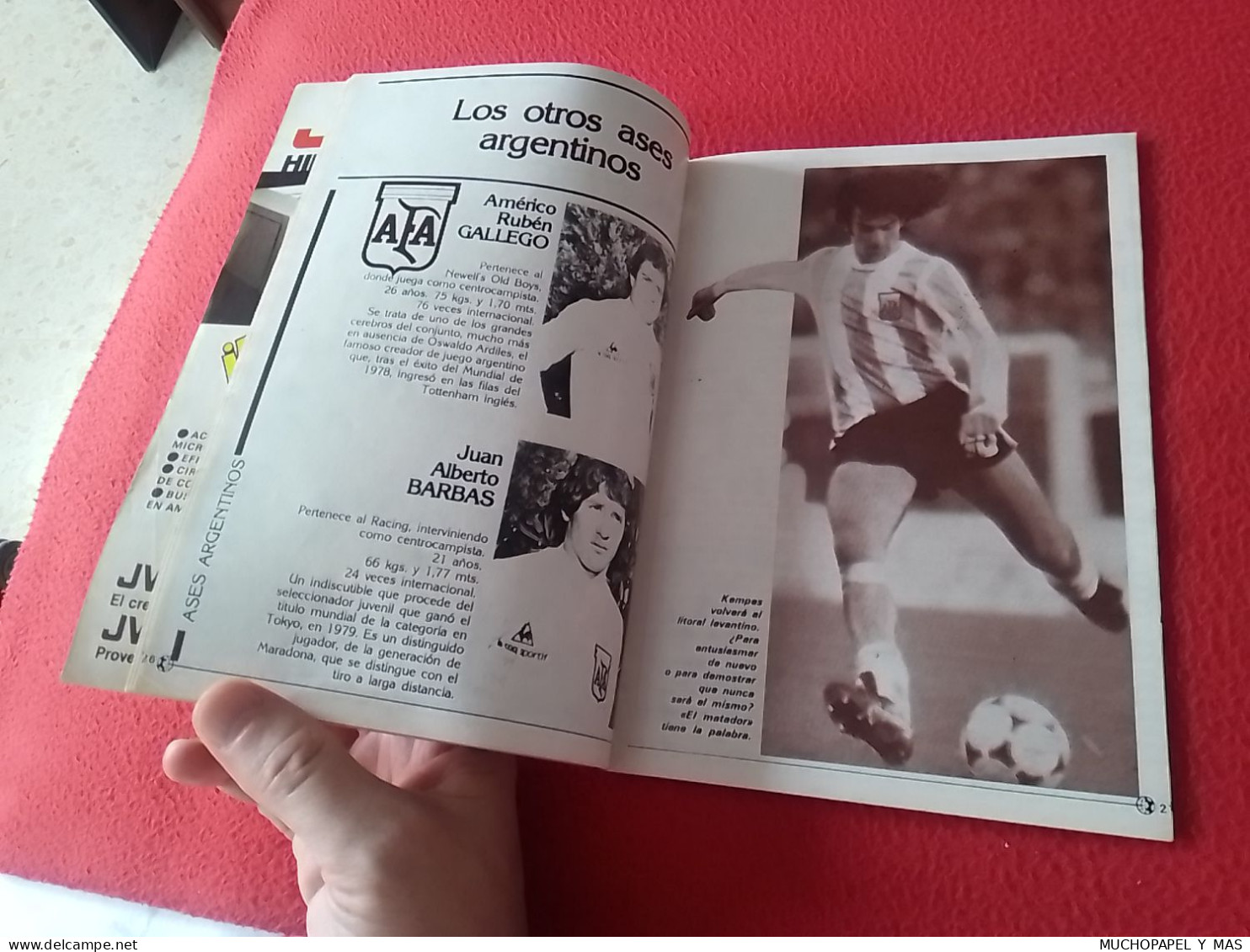 ANTIGUA REVISTA MAGAZINE 24 SELECCIONES DE ORO ESPAÑA 82 Nº 1 ARGENTINA MARADONA..SIN POSTER, FÚTBOL FOOTBALL 1982 SPAIN - [4] Thèmes