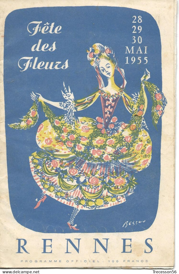 Rennes -mai 1955-Fétes Des Fleurs - Fasching & Karneval