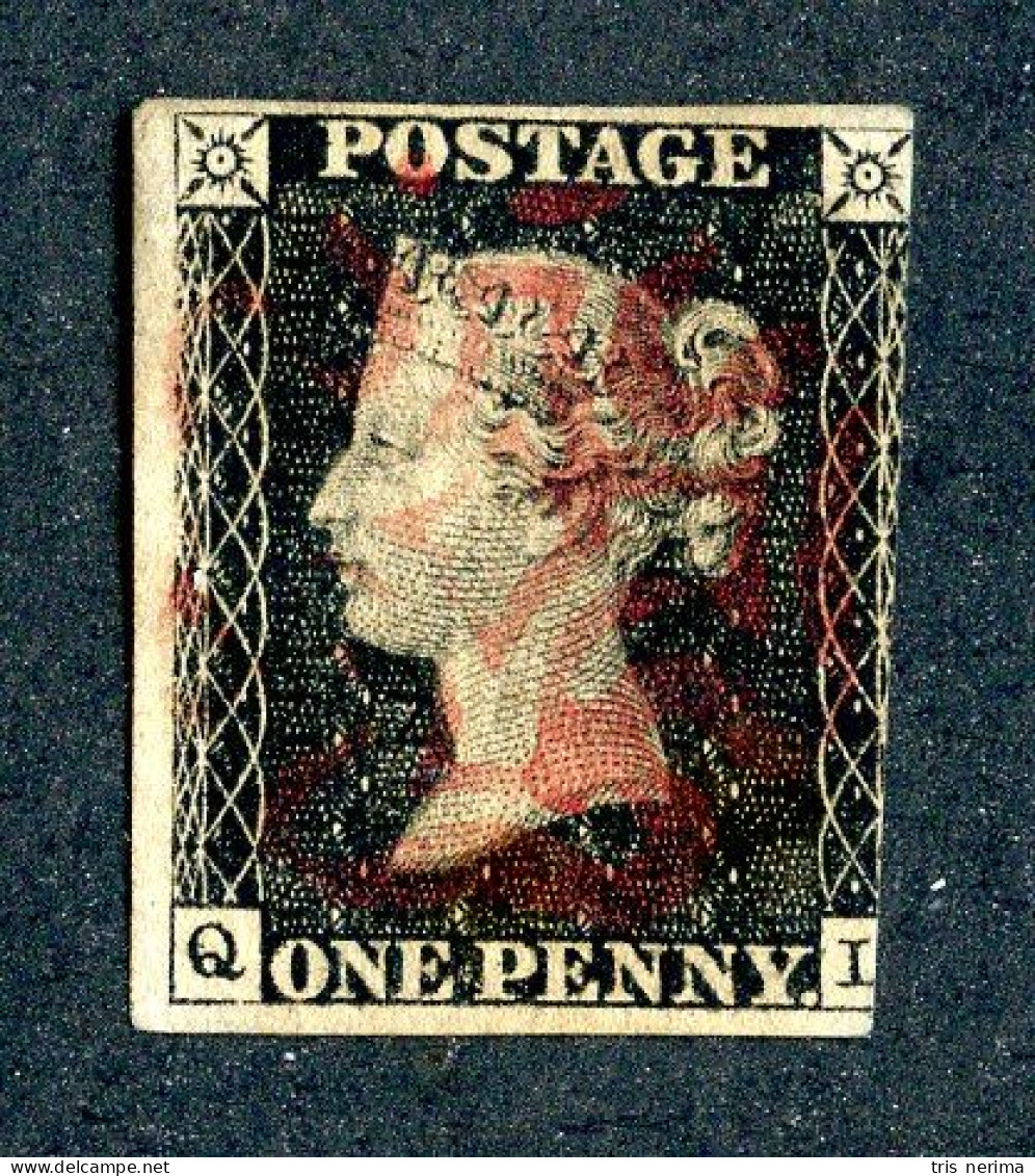 583 GBX GB 1840 Scott #1 Used (Lower Bids 20% Off) - Used Stamps