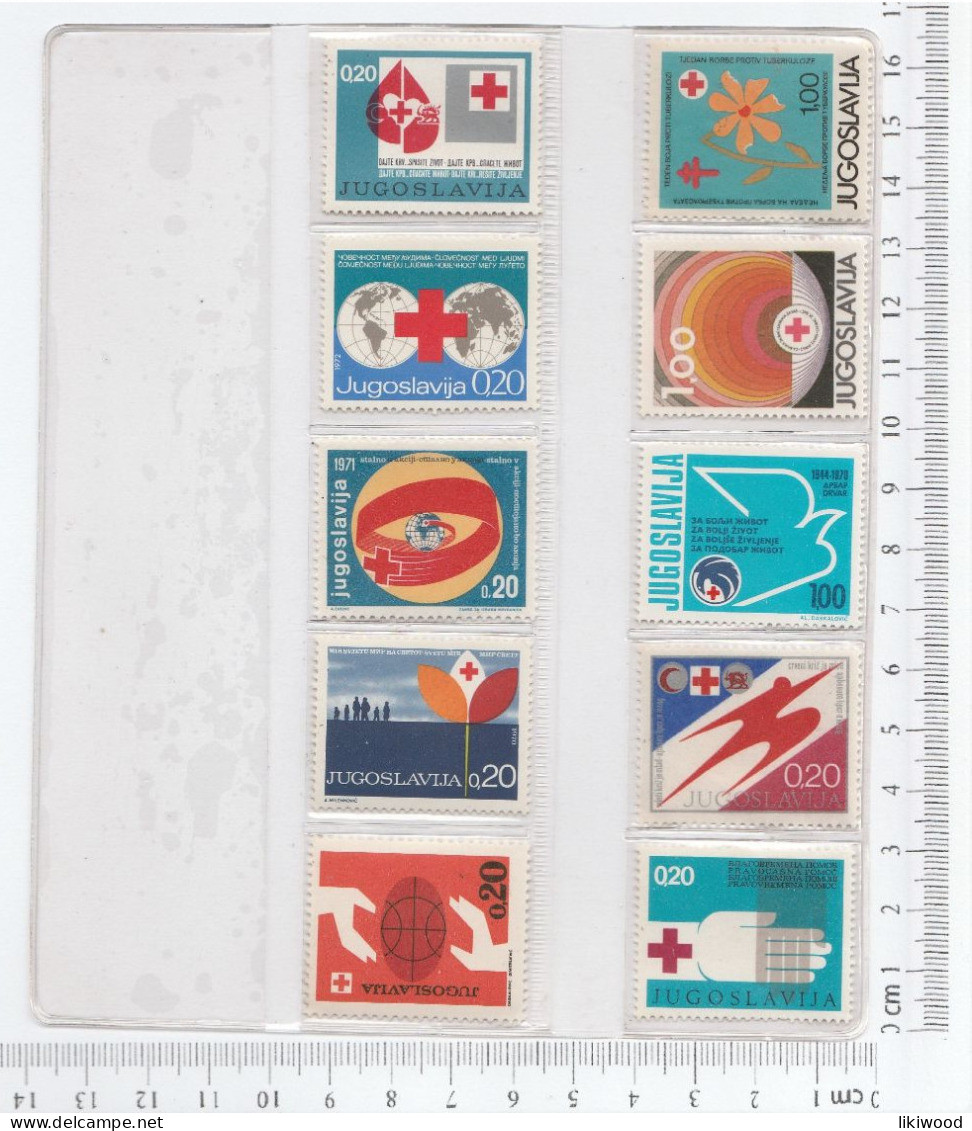 Yugoslavia - Postal Tax - Red Cross - Collections, Lots & Séries