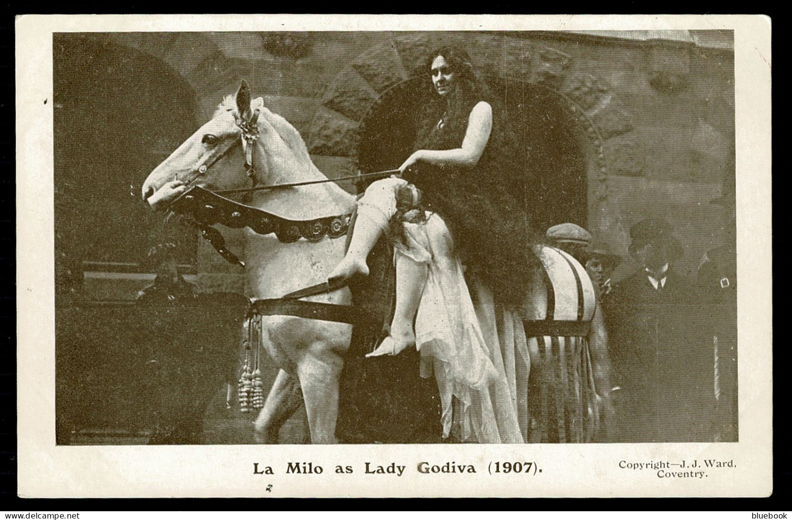 Ref 1625 - 1907 Real Photo Postcard - La Milo As Lady Godiva - Coventry - Coventry