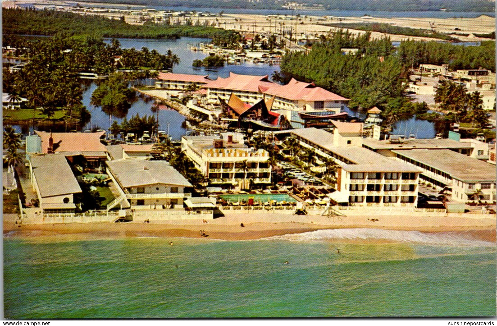 Florida Miami Beach Aerial View Castaways Motel - Miami Beach